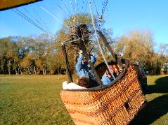sometimes the basket rocks a bit before take off
